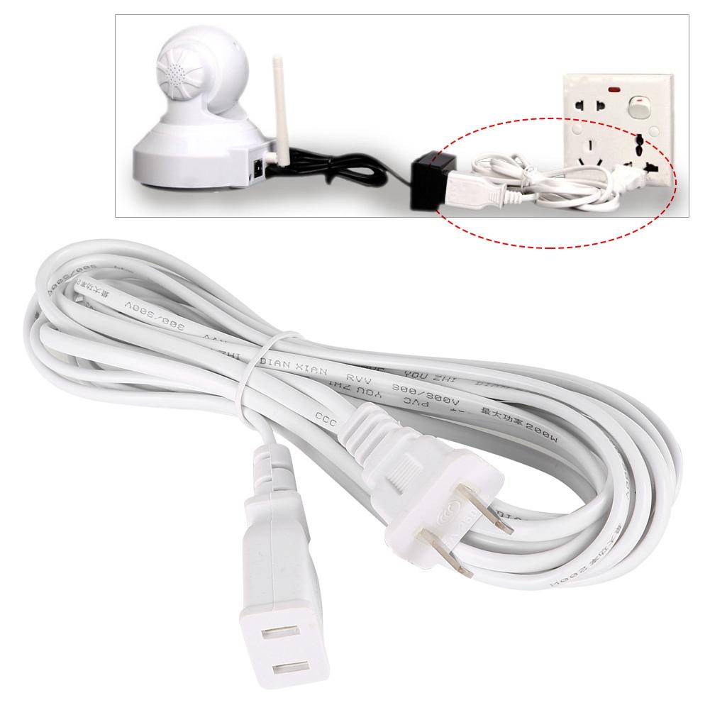 16.4ft Power Extension Cable Extender Wire for Monitoring Equipment    Less Than Br More Than