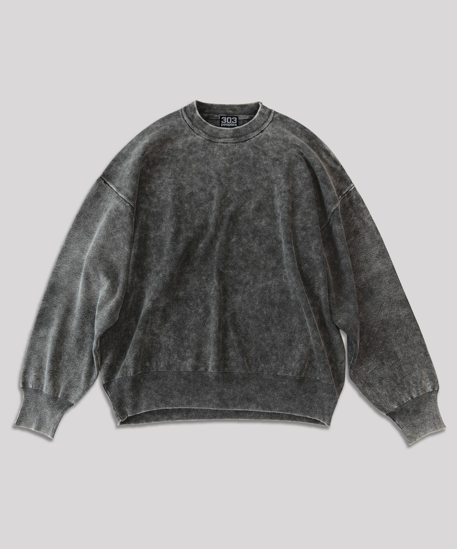 303 Peoples Stone Pigment Round Cut Knit Black Free