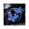 Butterfly Car Air Conditioner Vent Aroma Diffuser Car Perfume Decoration Ornament Diffuser Stone Flower Car Interior Accessory