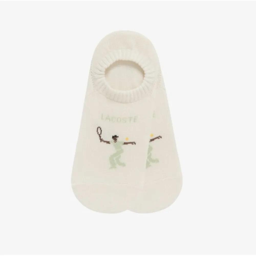 Women s Tennis Graphic No Show Socks RA199E-56G-056 RA199E-56G-056 056(Cream)
