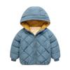 Boys And Girls Baby Thickened Hooded Jacket In Small Children Down Cotton Clothing Short