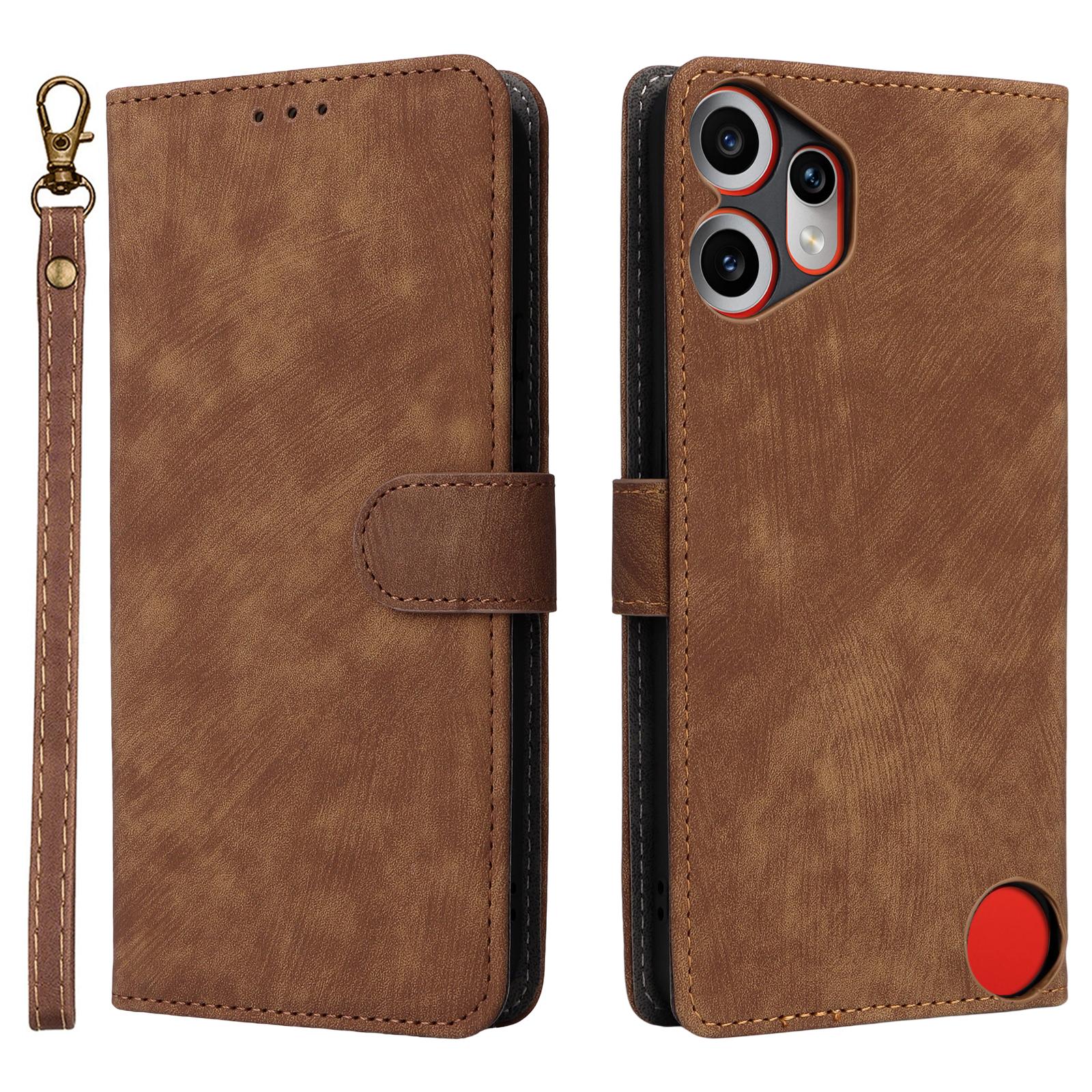 

For Nothing CMF Phone 2 Pro Case Wallet RFID Blocking PU Leather Phone Cover Stand with Strap D