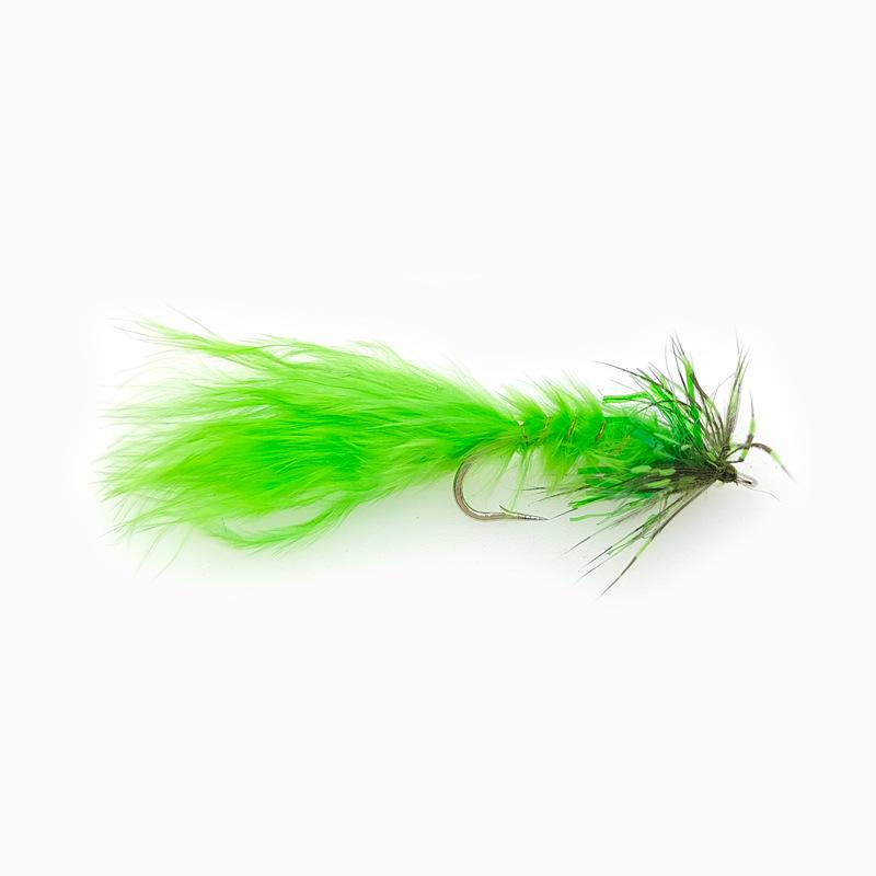 XB059 Egret Fly Woolly Bugger - Artificial Fly Fishing Lure