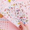 6Pcs Decals Entzückende Selbst-adhesive Umweltfreundliche Kinder Cartoon Aufkleber für Jungen
