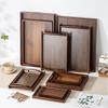 Zhaoran Bamboo Wood Rectangular Display & Tea Tray