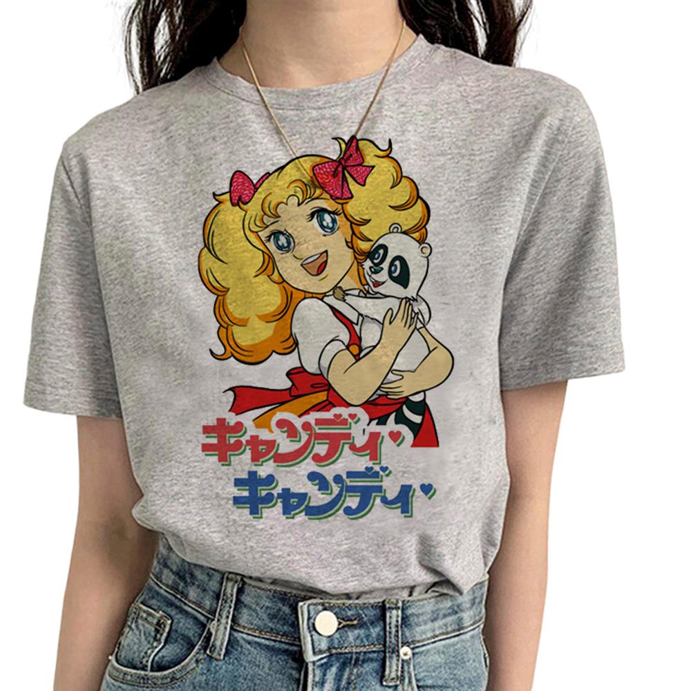 Candy Candy tshirts Women comic designer harajuku top girl comic funny designer clothes