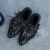 Spring Classic Women Shoes Lace Up Mid Heels Shoes Pointed Toe Chunky Pumps Designer Summer 2025 New Dress Mujer De Zapatillas
