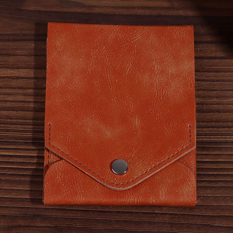 Multifunctional Compact Wallet Bi-Fold Id Card Clip With Pen Minimalist Wallet For Daily Commuting Business And Travel