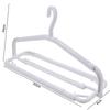 Extensible Stretchable Clothes Drying Rack Non-slip Clothes Display Hangers Trouser Rack  For Home