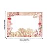 Wedding Venue Decor With Paper Photo Frame Props For Marriage Reception