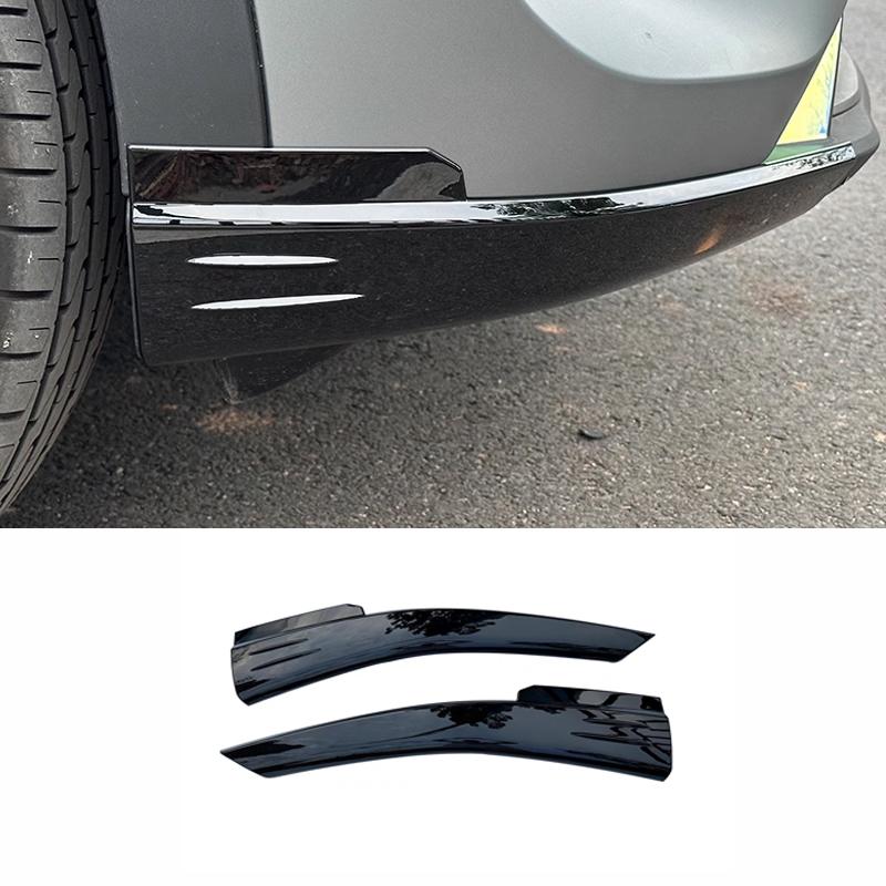 For Chery Tiggo 9 2024 2025 ABS black Car Exterior Front Bumper corner guard Bumper Cover Protector Guard Exterior accessories