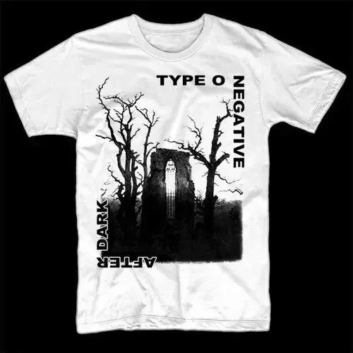 Type O Negative Heavy Metal Band Print TShirt YK Style Summer Short Sleeve Casual Retro Cotton Top for Unisex and Women