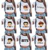Kpop Bts Bangtan Boys Kortärmad Damtopp Med Söt Figurdesign Perfekt För Sommaren