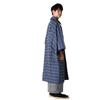Shoten for Protect your kimono with Rainproof kimono square sleeve with storage bag navy [Kato Men's Kimono] water-repellent treatment! coat, coat,