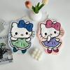 Hello Kitty Quick-Dry Coral Fleece Hand Towel for Bathroom or Kitchen
