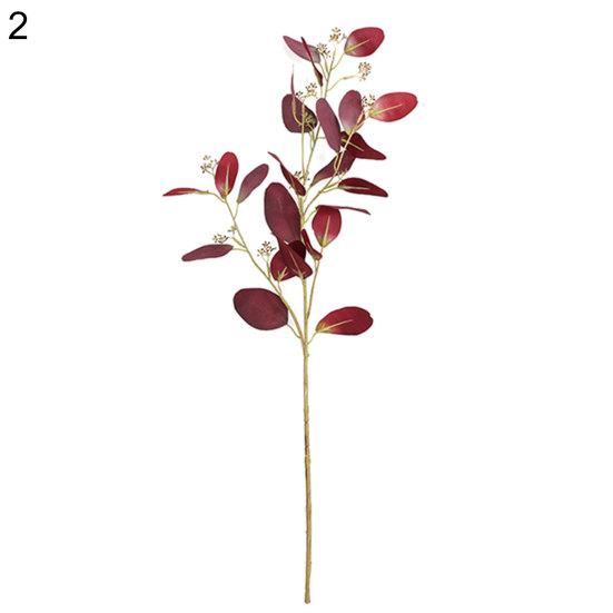 Konstgjorda eukalyptusblad Falsk blomma Växt Bröllop Hem Café Party Dekor