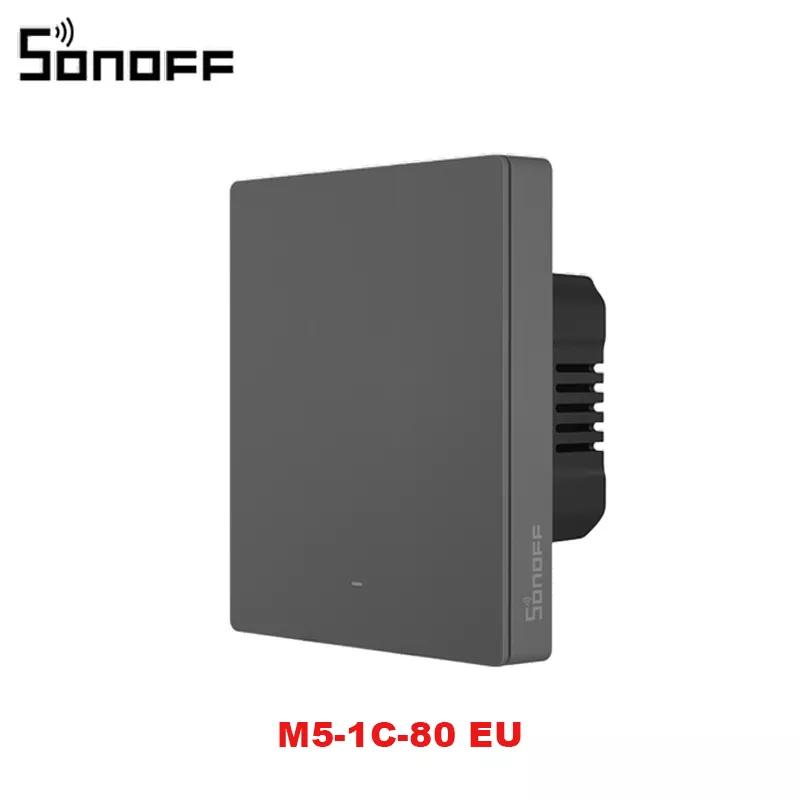 SONOFF M5 SwitchMan Smart Wall Switch 1/2/3 Gang 80 86 120 Type Mechanical Push Button Smart Switch Support Google/Alexa