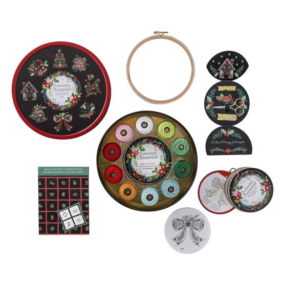 

Рождественский сувенирный набор для вышивания Рождественский набор для рукоделия DIY Полный набор для творчества с нитками Инструкции Ручная работа Праздничный подарок для семьи друзей