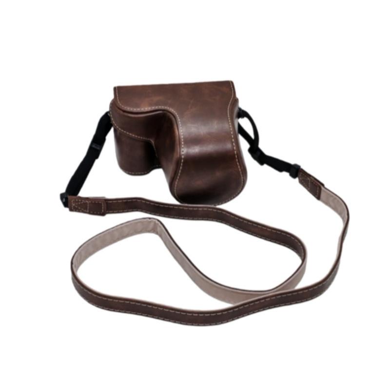 Scratch Resistant Camera Cover Protective Case Camera Storage Bag Leather Texture Suitable for A5000 A5100 Camera
