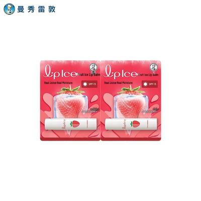 Mentholatum Fruit Ice Erdbeer Lippenbalsam 2er-Pack