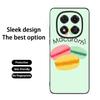 Macaron Cute Pink Girl Pattern Phone Case For Redmi Note 14 13 12 11 Pro Plus S 5G 14C A3 Soft Black Phone Cover
