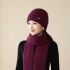 Autumn And Winter Hats, Women'S Velvet Ear Protectors, Warm Versatile Wool Hats, Temperament Mother Hats, Fashionable Knitted Hats