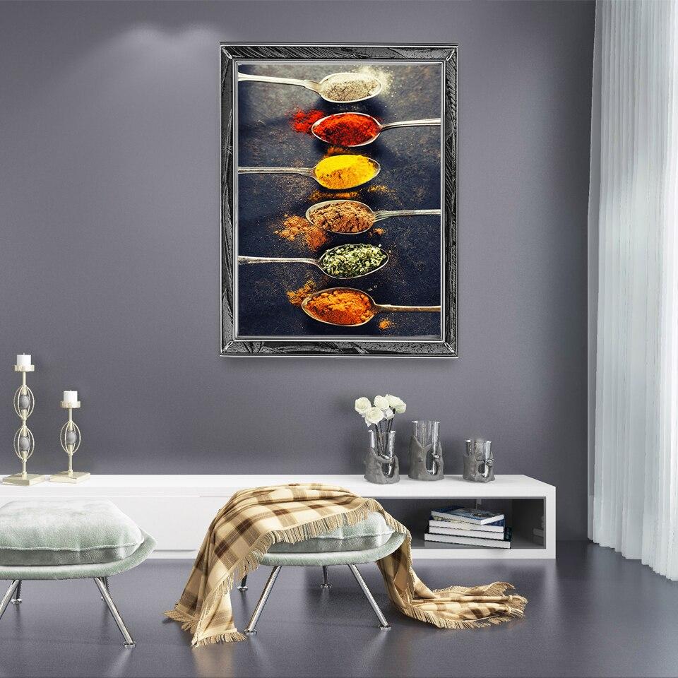 5D DIY Diamant Malerei Gewürze voller Runde Bohrer Gewürz Diamant Stickerei Landschaft Kreuzstich Mosaik Home Decor Geschenk