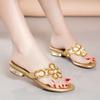 Women Fashion Sweet Multi Color High Quality Spring Slip on Peep Toe Shoes Lady Casual Sandals Sapatos Femininas A1477