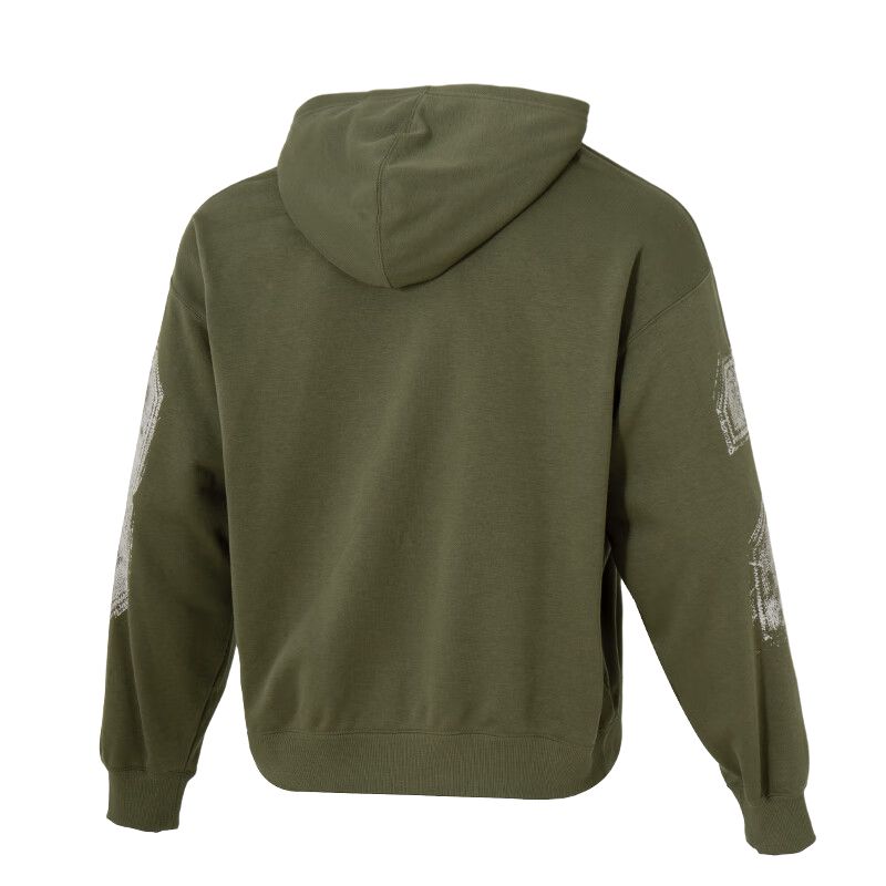 Jordan Sweatshirts Men's Olive Green Hooded Moderate HV0094-222