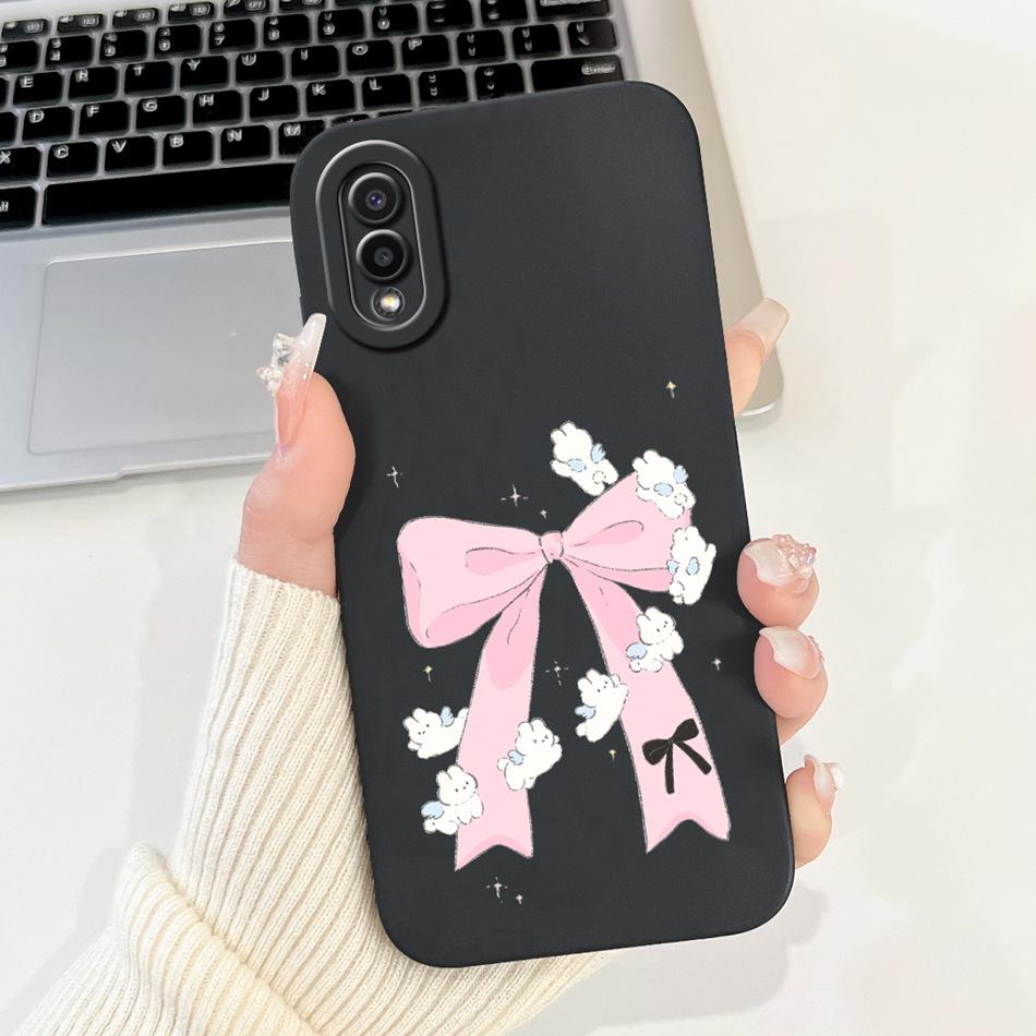 For Samsung Galaxy A02 A02s Phone Case Samsung A02 A02S SM-A025F A022G Elegant Floral Printing Soft Silicone Shockproof Cases