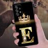 Letter M L E T K J I U Funda For Samsung Galaxy A56 A55 A36 A26 A16 A54 A52 A72 A35 A34 A25 A21S A14 A06 Case Soft Phone Cover