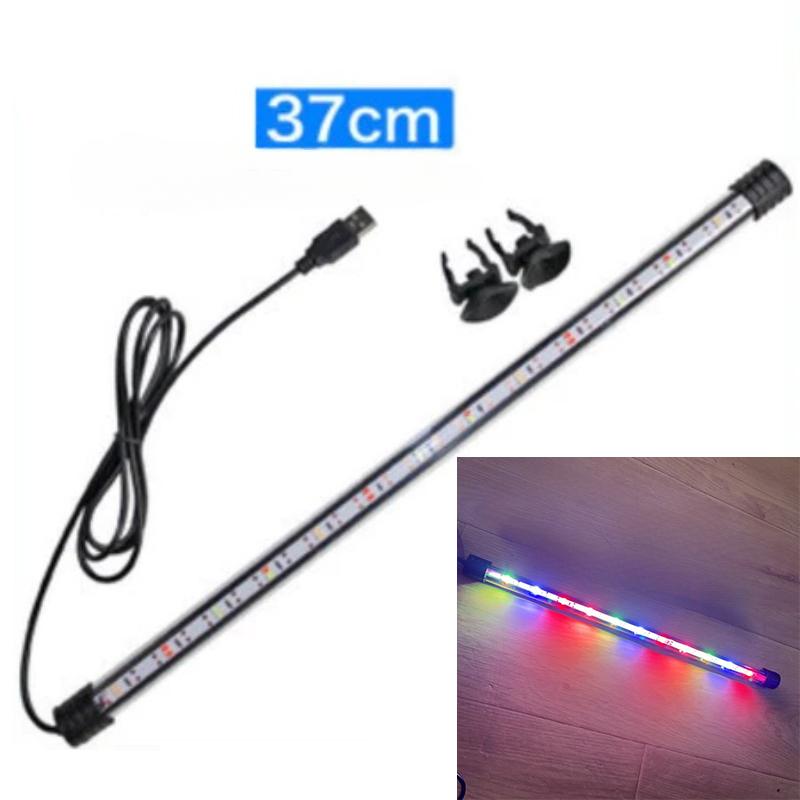 Aquarium Submersible LED Lighting USB Waterproof Mood Lamp for Fish Tank Home Decor Underwater Ambience