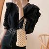 Women's French Style Shirt with Lace and Lace V-neck Patchwork Ruffle Edge Loose Casual Bubble Sleeve Shirt