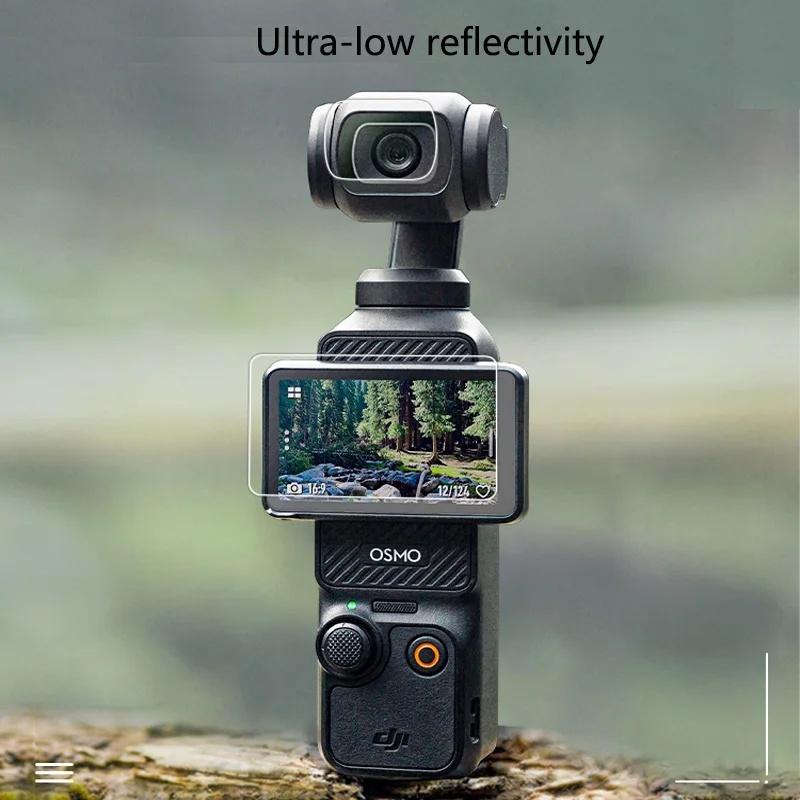 Tempered Glass Film for DJI OSMO Pocket 1 Screen Protector Hardness Anti-Scratch Lens Camera Film for DJI Pocket 1 Camera Films