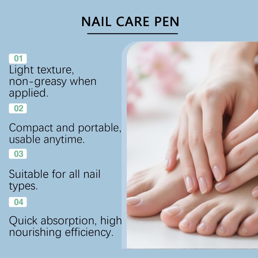 Nail Growth Serum Care Fungal Nail Pen For Restores The Healthy Appearance Of Nails Discolored Or Damaged By Fungus Nail (3ML*4)