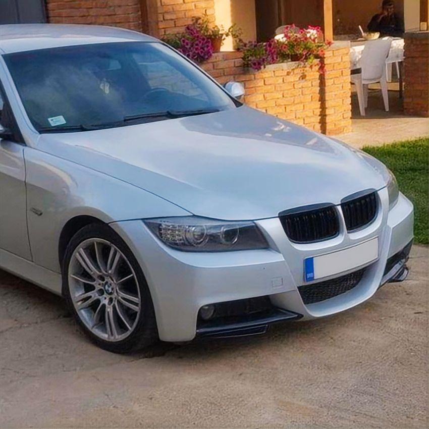 For BMW 3 Series E90 E91 M-Tech 320i 330i 2005-2008 Front Bumper Lip Angle Diffuser Splitter Spoiler Protector Body Kits