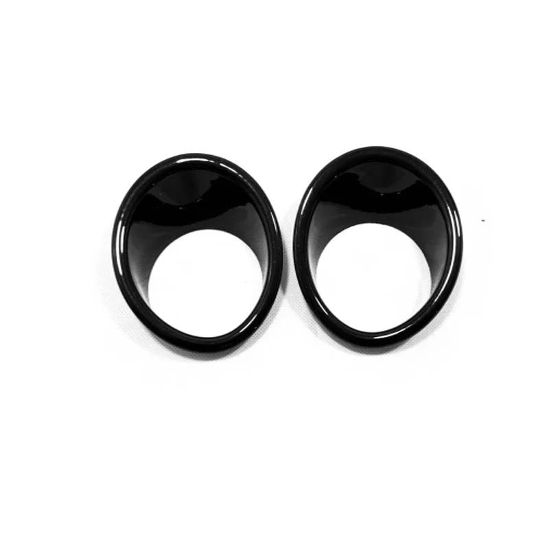 For Toyota RAV4 RAV 4 XA50 - ABS Carbonfiber Front Foglight Fog Light Lamp Cover Trim Frame Sticker Exterior Accessories