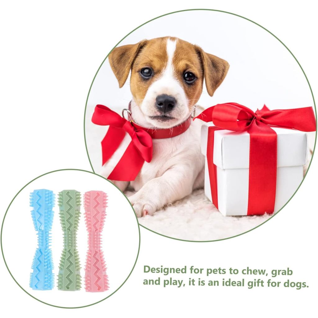 Haustier Zähneknirschen Trainingsstock Auslaufsicheres Spielzeug Zähneknirschen Reinigungsstock Verschleißfest Bissfest Leicht zu reinigendes Material Sicher Ungiftig Trainingsspielzeug