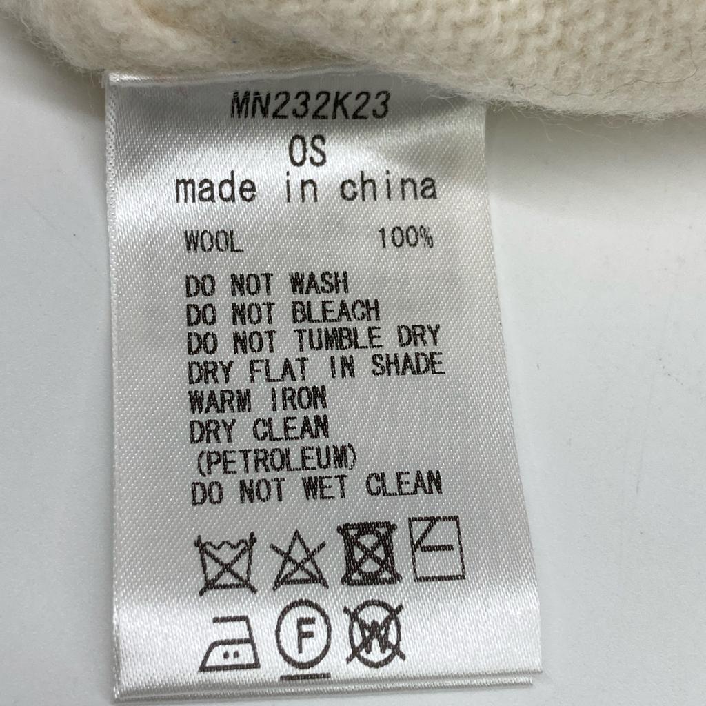 Munich  Ivory Non-Mule Plain Jersey Knit Shirt Tops OS IvoryUsed