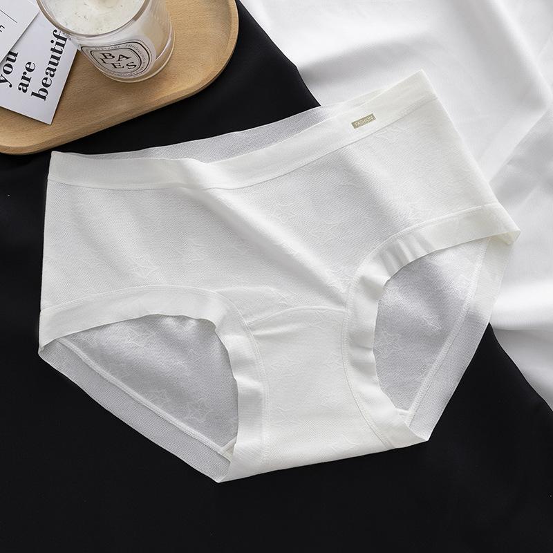 Women's Summer Lace Non Trace 10A Antibacterial Extended Crotch Panties