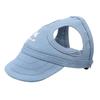 Cappellino da Baseball Regolabile per Cani con Fori per le Orecchie per Chihuahua Bulldog Francese Sport all'Aperto Cappello Parasole per Animali Domestici Visiera per Cucciolo