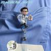 2D Flat Acrylic Emergency Doctor Retractable Badge Reel, Medical Symbol ID Holder,   Gift For Nurse Doctor Student Teacher Medical Office Staff