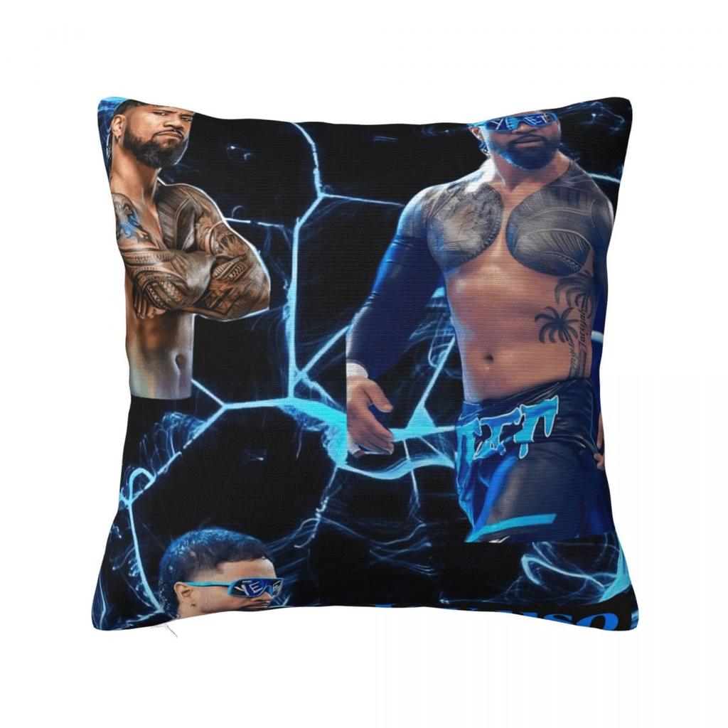 Jey Uso Yeet Wrestling Pillow Cover Morden Pillow Case Square Design Cushion Cover Pillowcases For Sofa Car Home Decor