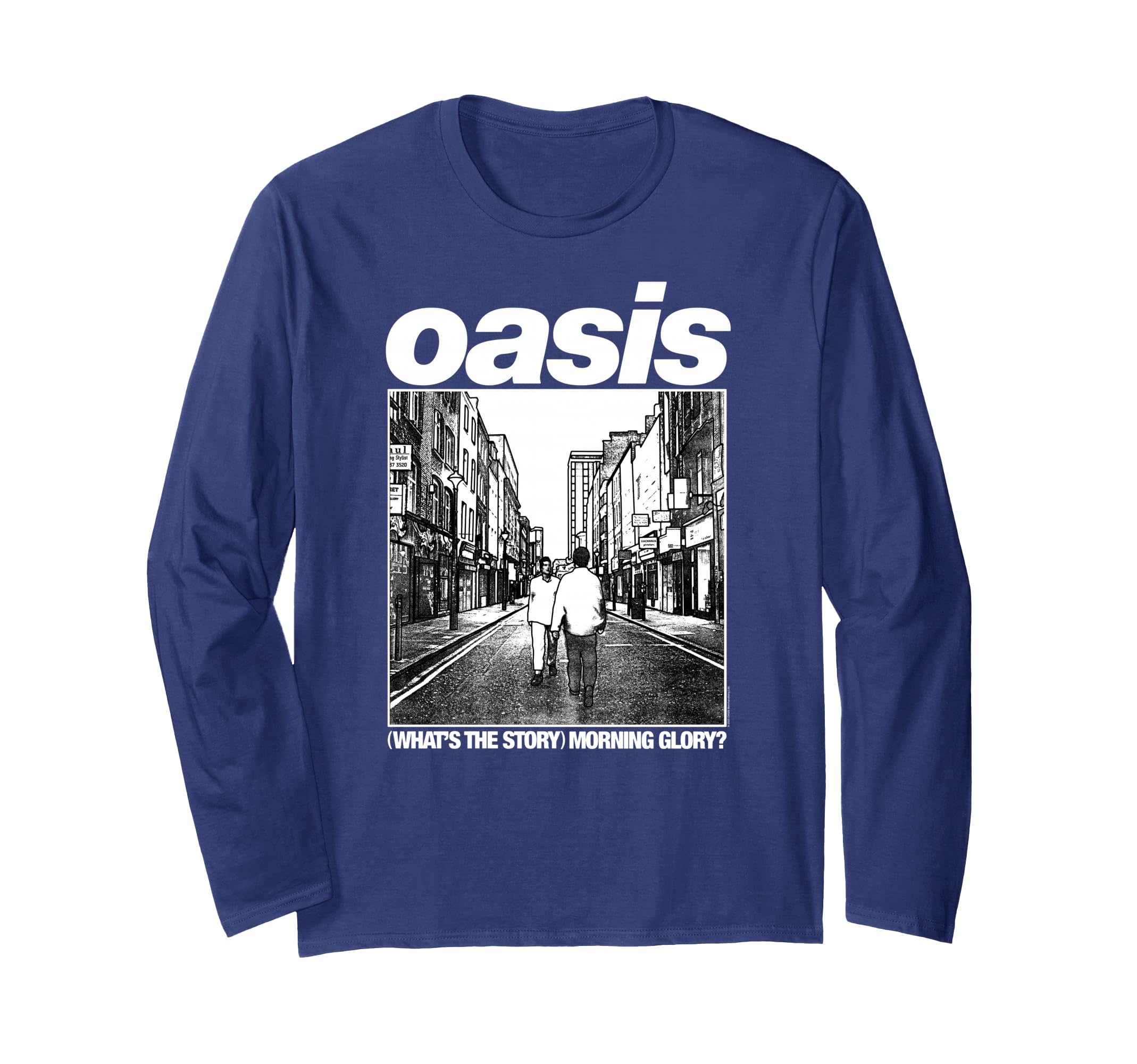 

Oasis – Amazon Exclusive WTSMG In Navy Long Sleeve T-Shirt
