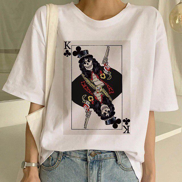T-Shirt Female Punk Summer Tops 