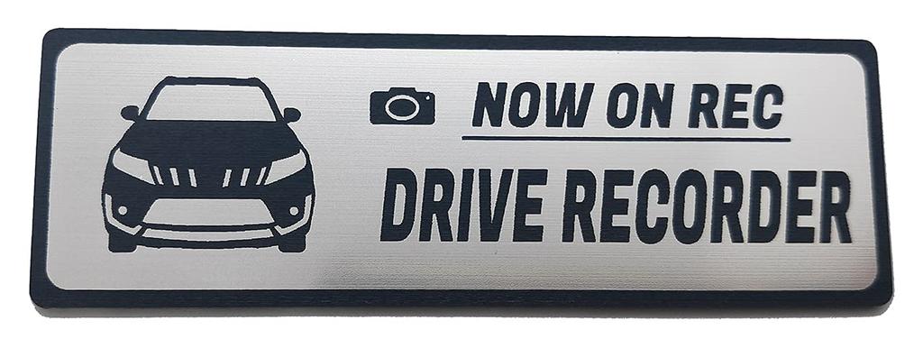 Honami Works ESCUDO Dash Cam Emblem Sticker for Vehicles Equipped with a Dash Cam