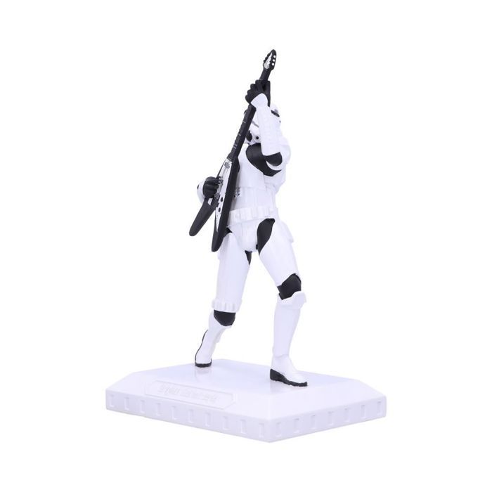 Figurine - rockstar - stormtrooper - 18cm - peinte à la main - licence officielle star wars