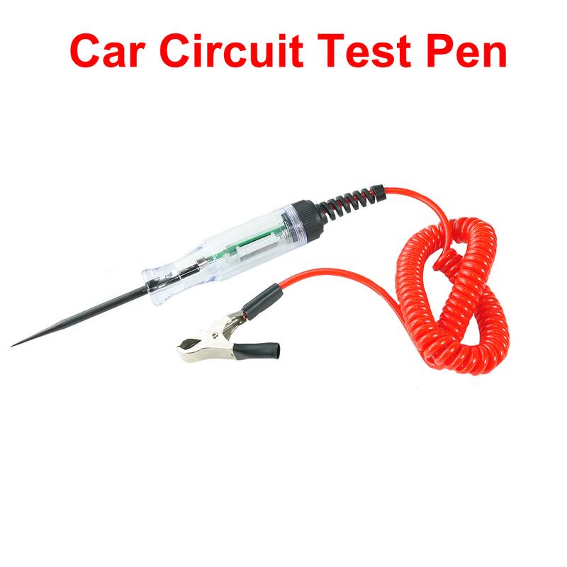 2026 Car Truck Voltage Circuit Tester Digital Display Long Probe Pen Light Bulb Automobile Diagnostic Tools Auto Repair