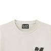 Emporio Armani T-shirt Homme à Manches Courtes et Col Rond Imprimé Logo EA7 Hauts Beige 3DPT13-PJ3BZ-1946