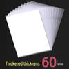 A4 Transparent L-Shaped Folder - Thickened Single-Page Sleeve and Organizer